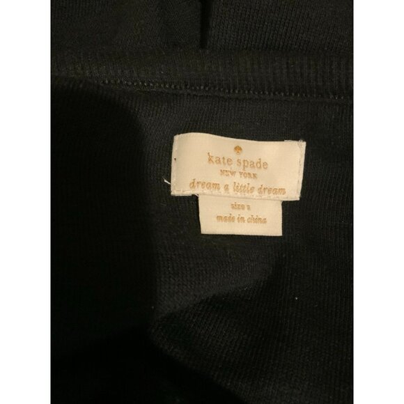 Kate Spade Black Light Sleeper Heavy Dreamer Nightgown Sleep Wear, Size S NWT! - Picture 9 of 9